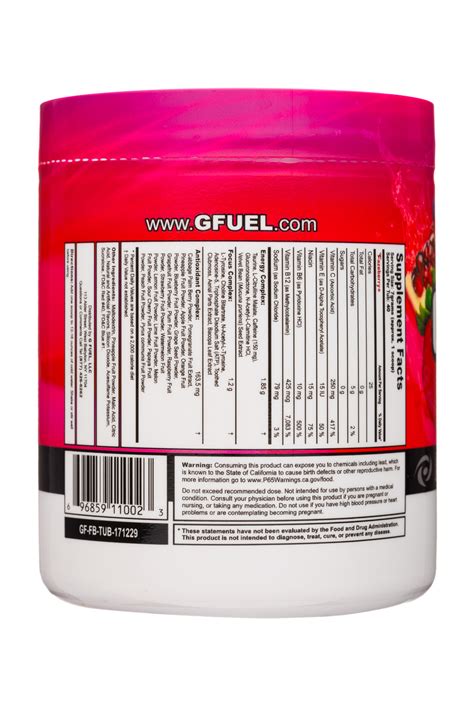 Fazeberry - 280g | G Fuel | BevNET.com Product Review + Ordering ...