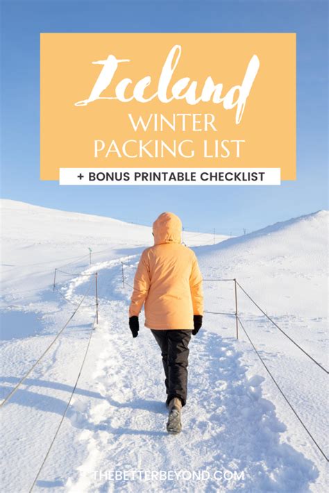 Iceland Winter Packing List – What to Wear in Iceland in Winter