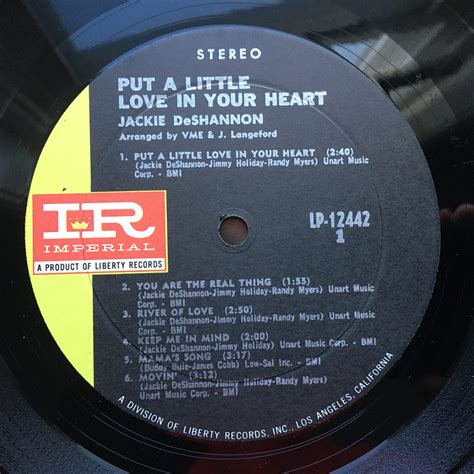 Jackie DeShannon — Put A Little Love In Your Heart – Vinyl Distractions