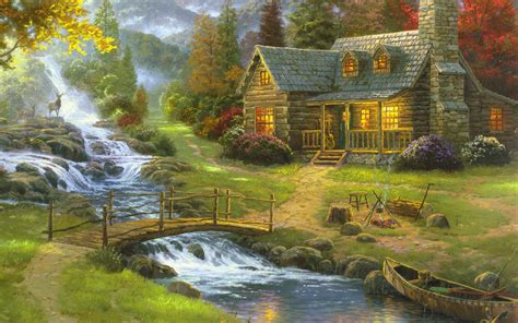 Landscape Painting Wallpapers - Top Free Landscape Painting Backgrounds ...