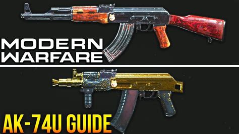 Modern Warfare: How To Make The AK-74u - YouTube