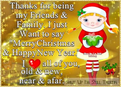 Thanks And Merry Christmas To My Friends And Family Pictures, Photos ...