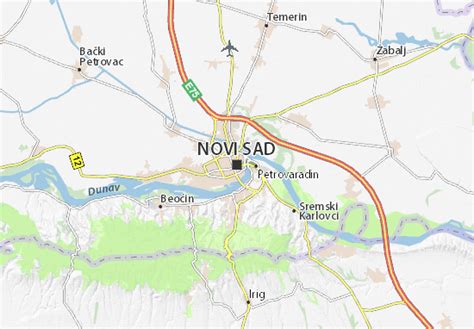 MICHELIN Novi Sad map - ViaMichelin