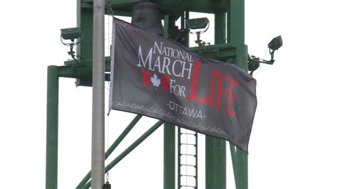 Anti-abortion flag taken down at Ottawa City Hall | CTV News