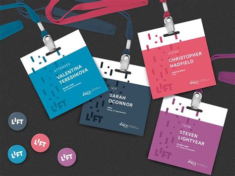 LIFT – Conference Materials | Conference badges design, Event badge design, Conference design