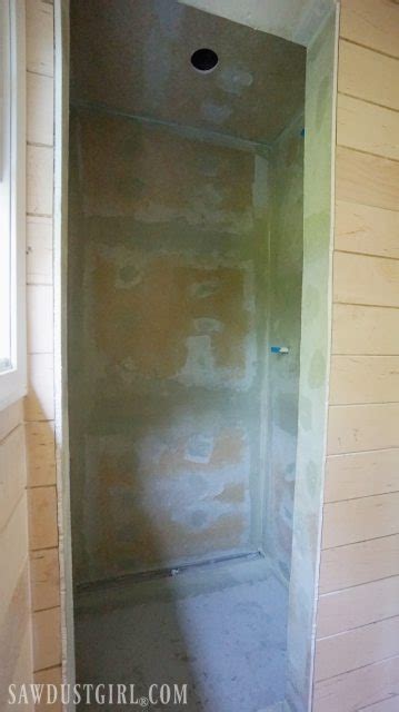 Waterproof Shower Wall Board Installation - Sawdust Girl®