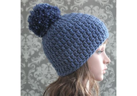 Free Crochet Pom Pom Hat Pattern