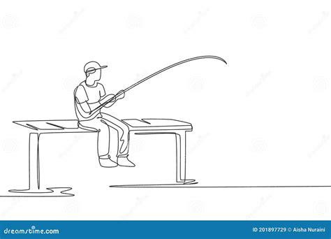 Fishing Dock Cartoon Vector | CartoonDealer.com #4559631