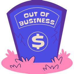 Out of business Stickers - Free business and finance Stickers