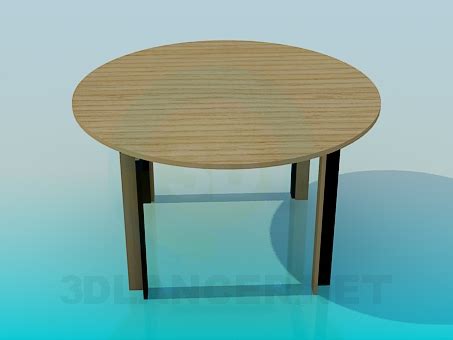 3d model Round dining table | 3322 | 3dlancer.net