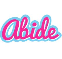 Abide Logo | Name Logo Generator - Popstar, Love Panda, Cartoon, Soccer, America Style