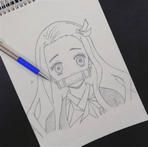 Anime Drawing Nezuko | Kuoupsi