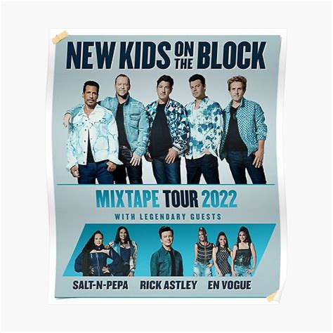 "NKOTB MIXTAPE TOUR 2022" Poster for Sale by ranarani22 | Redbubble