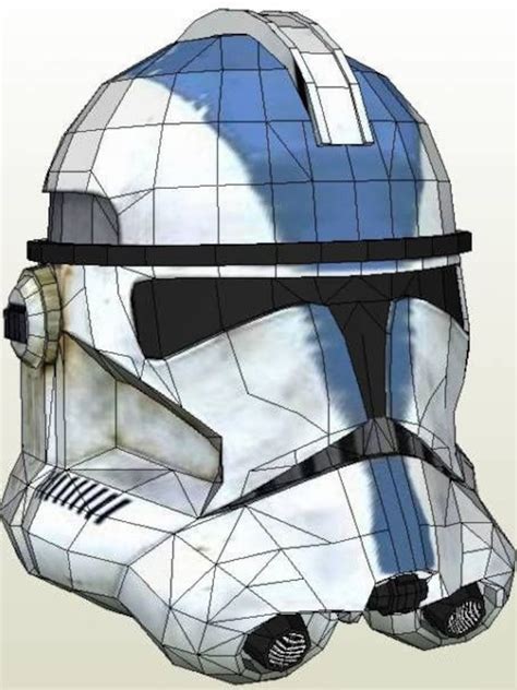 Clone trooper helmet DIY Full scale Life-size printable paper | Etsy