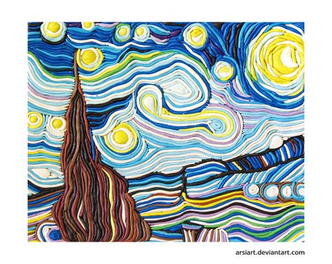 Plasticine_Starry night. by Arsiart on DeviantArt