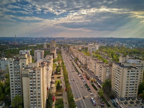 Aerial Drone View of Kishinev City Stock Image - Image of moldova, moldavian: 147110439