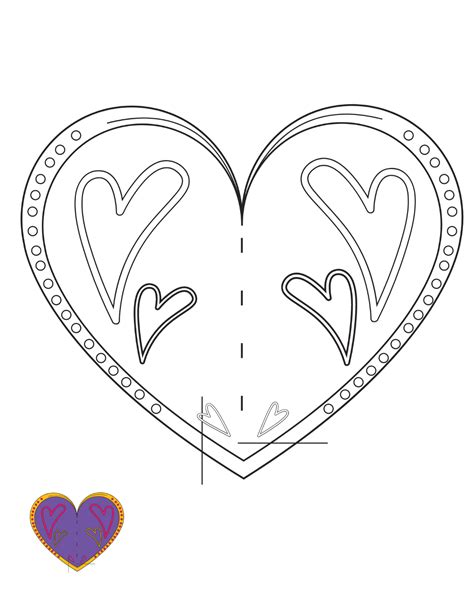 Heart Doily Coloring Page Template - Edit Online & Download Example | Template.net