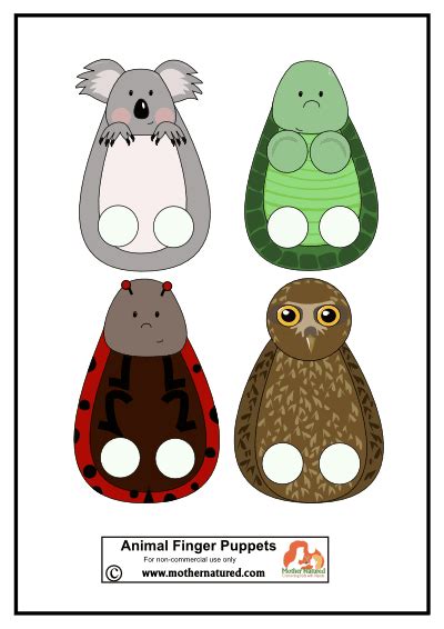 Free Printable Animal Finger Puppets - FREE PRINTABLE TEMPLATES