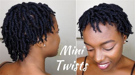 Mini Twists Natural Hair Twist Styles For Short Hair - Luanetg