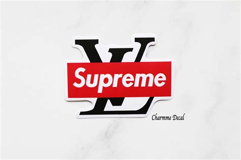 Supreme LV | Supreme sticker, Logo sticker, Supreme