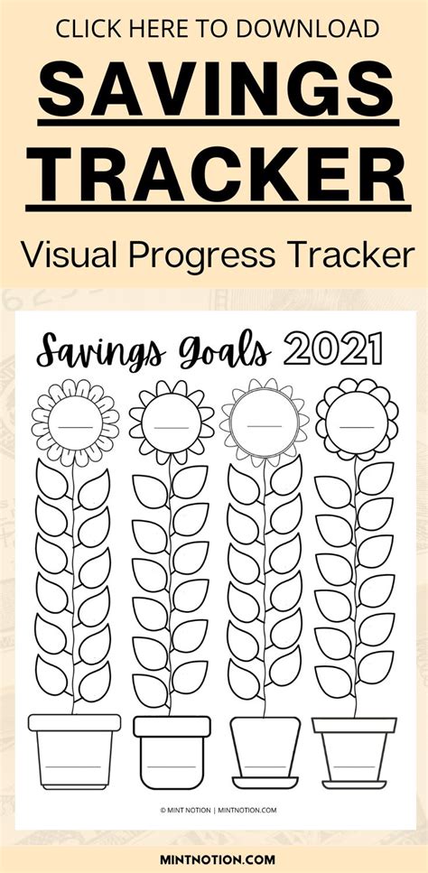 15 Savings Tracker Printables To Visualize Your Progress | Saving money chart, Savings tracker ...