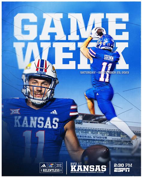 Kansas Set to Host BYU in Big 12 Conference Opener on ESPN