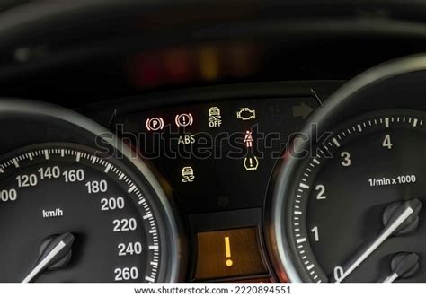 Car Warning Lights Dashboard Car Service Stock Photo 2220894551 ...