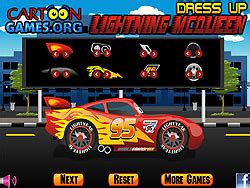 Lightning McQueen Dress Up Joc - Joacă online la Y8.com