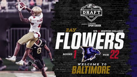 Ravens Select WR Zay Flowers With 2023 First-Round Pick