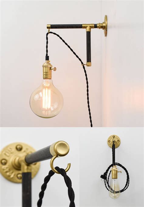 Brass Wall Lights With Switch | Noconexpress