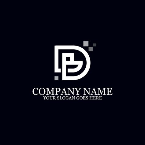 Initial Letter DB logo design vector, best for business logo brand 16938826 Vector Art at Vecteezy