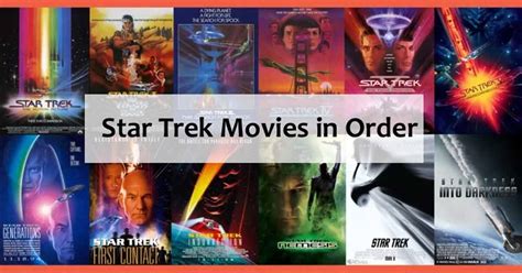 Star Trek Movies in Order - Watch Movies in Order (By Release Year ...