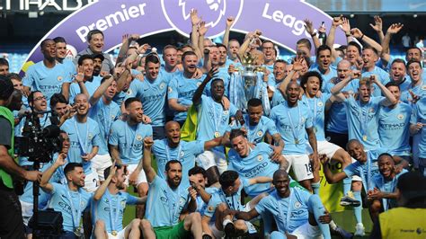 In Pics: Manchester City Players Finally Get Hands on EPL Trophy - The Quint