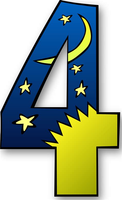 Clipart - Creation Days Numbers