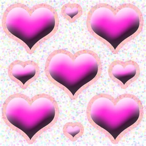 Pink Love Heart Pattern Free Stock Photo - Public Domain Pictures