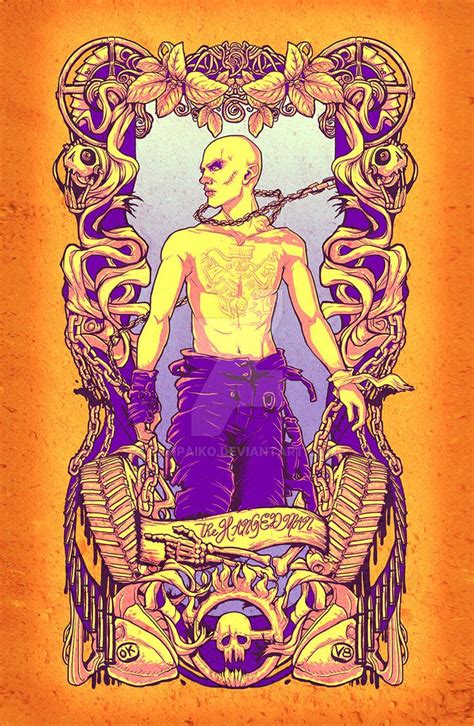 The Hanged man Mad Tarot by Sempaiko on DeviantArt | The hanged man, Tarot art, Hanged man tarot