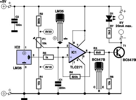 Temperature-Controlled Switch Circuit Diagram