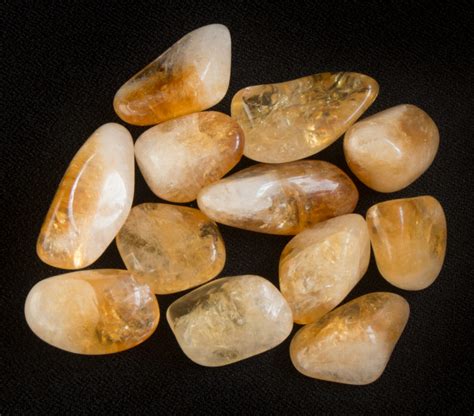 Citrine Quartz Tumbled Stones, 1/2" - Brazil - Gary's Gem Garden