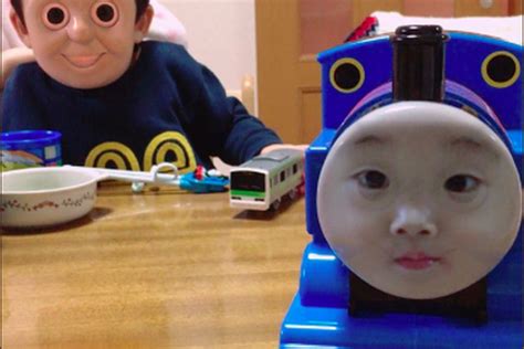 Mom faceswaps her kid with Thomas the Tank Engine, and it's incredibly cursed - Yahoo Sport