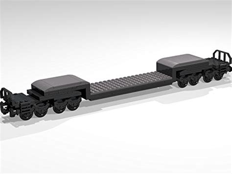 16-Wheel Low Loader: Lego MOC building instructions (LEGO Train MOC ...