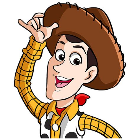 How To Draw Woody From Toy Story Step By Step at Drawing Tutorials