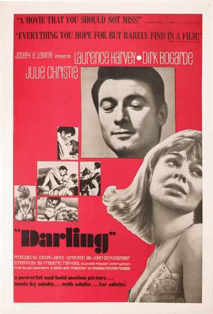 Darling (Original film poster for the 1965 film) by Julie Christie ...