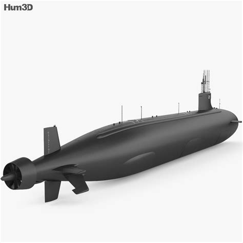 Seawolf-class submarine 3D model - Ship on Hum3D