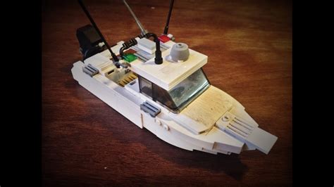 How to build lego fishing boat ~ Sailboat mobile diy