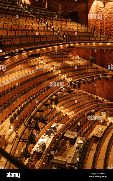 Auditorium Wales Millennium Centre Cardiff Bay South Wales Stock Photo ...