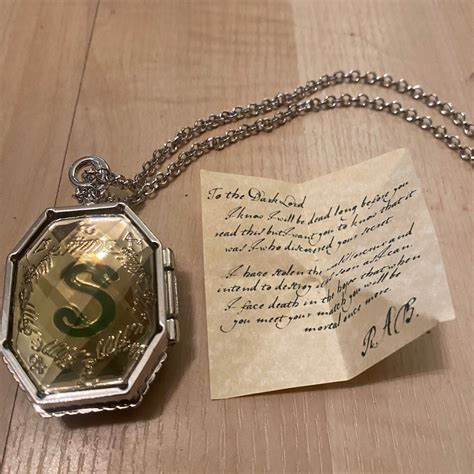 Salazar Slytherin's Locket Horcrux Necklace Harry Potter | Etsy