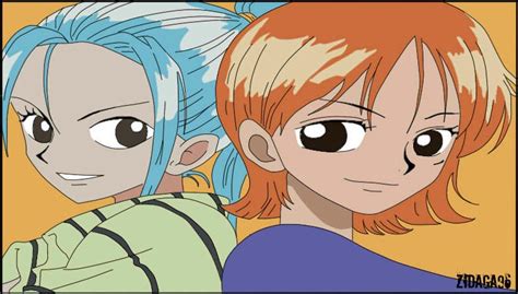 Vivi y Nami by zidaga96 on DeviantArt