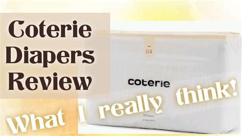 COTERIE DIAPER REVIEW 👶🏻 - YouTube