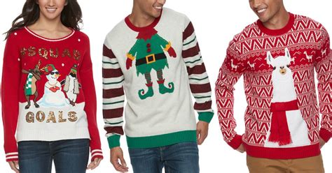 Ugly Christmas Sweaters ONLY $16.99 at Kohl's (Regularly $60) + More