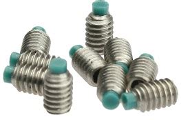 18-8 Stainless Metric Steel Nylon Tip Set Screws